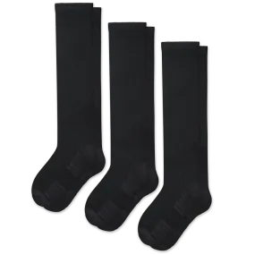 Black Compression Socks Bundle 3-Pack