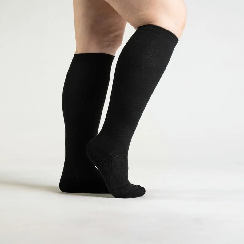 Black Compression Socks Bundle 3-Pack