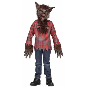 Brown Werewolf Child Costume - Size 12-14