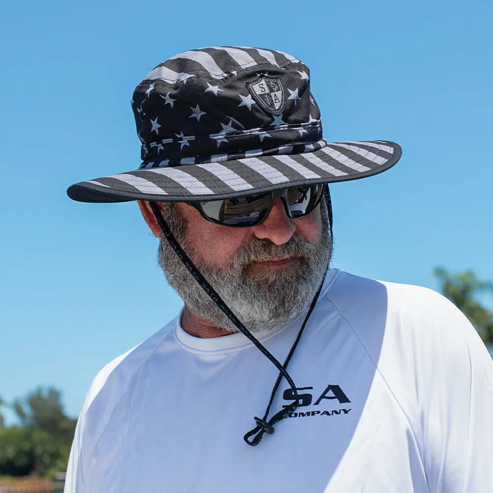 Bucket Hat | Blackout American Flag 2.0