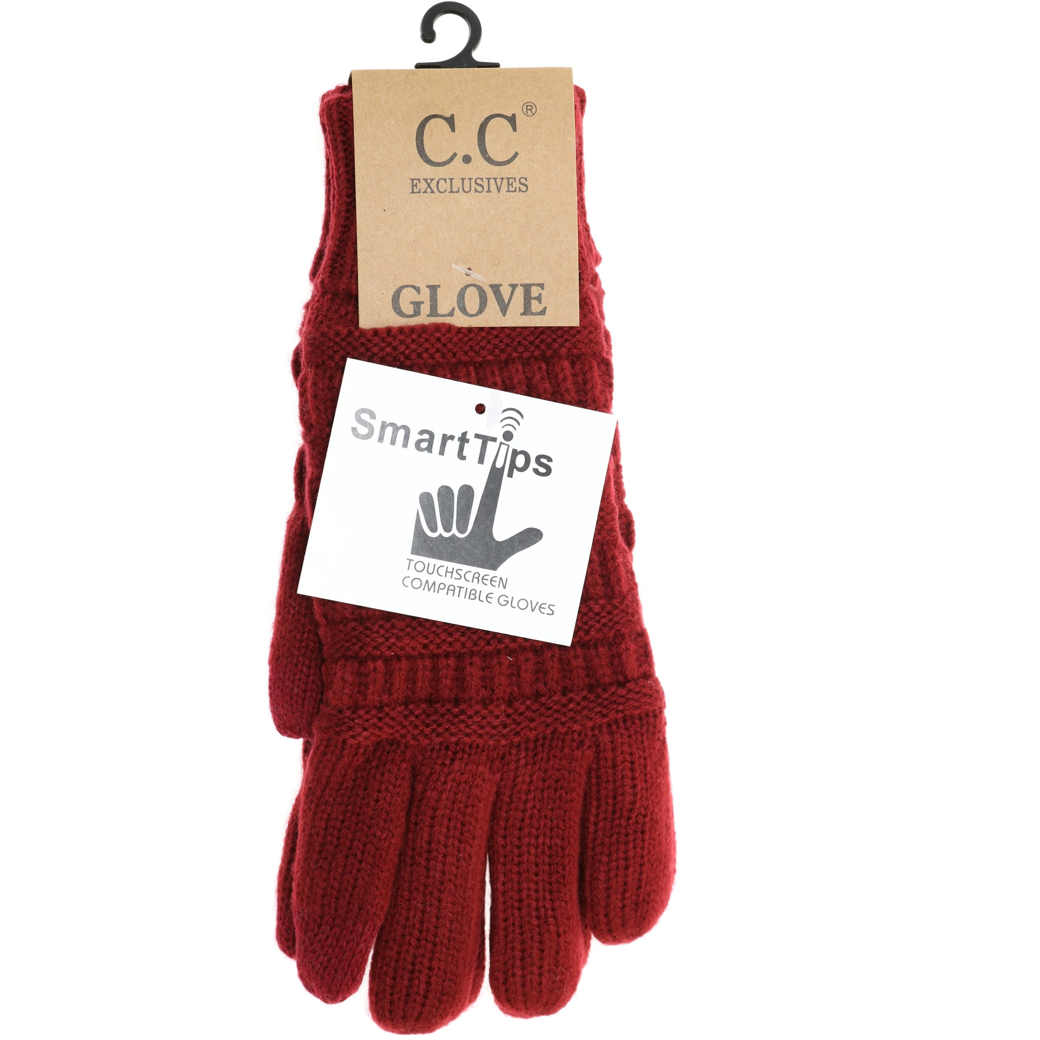 CC Knit Gloves - Solid