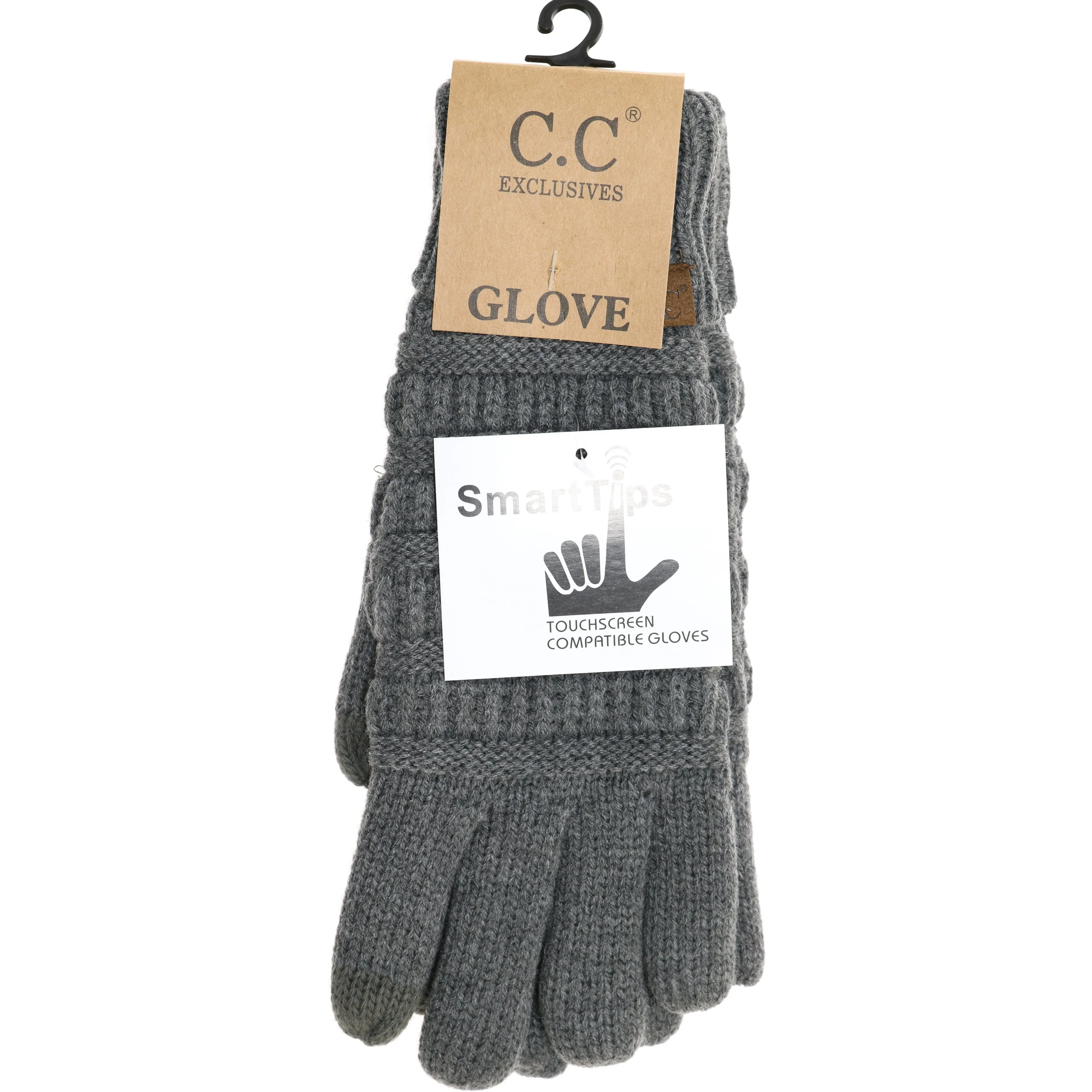 CC Knit Gloves - Solid