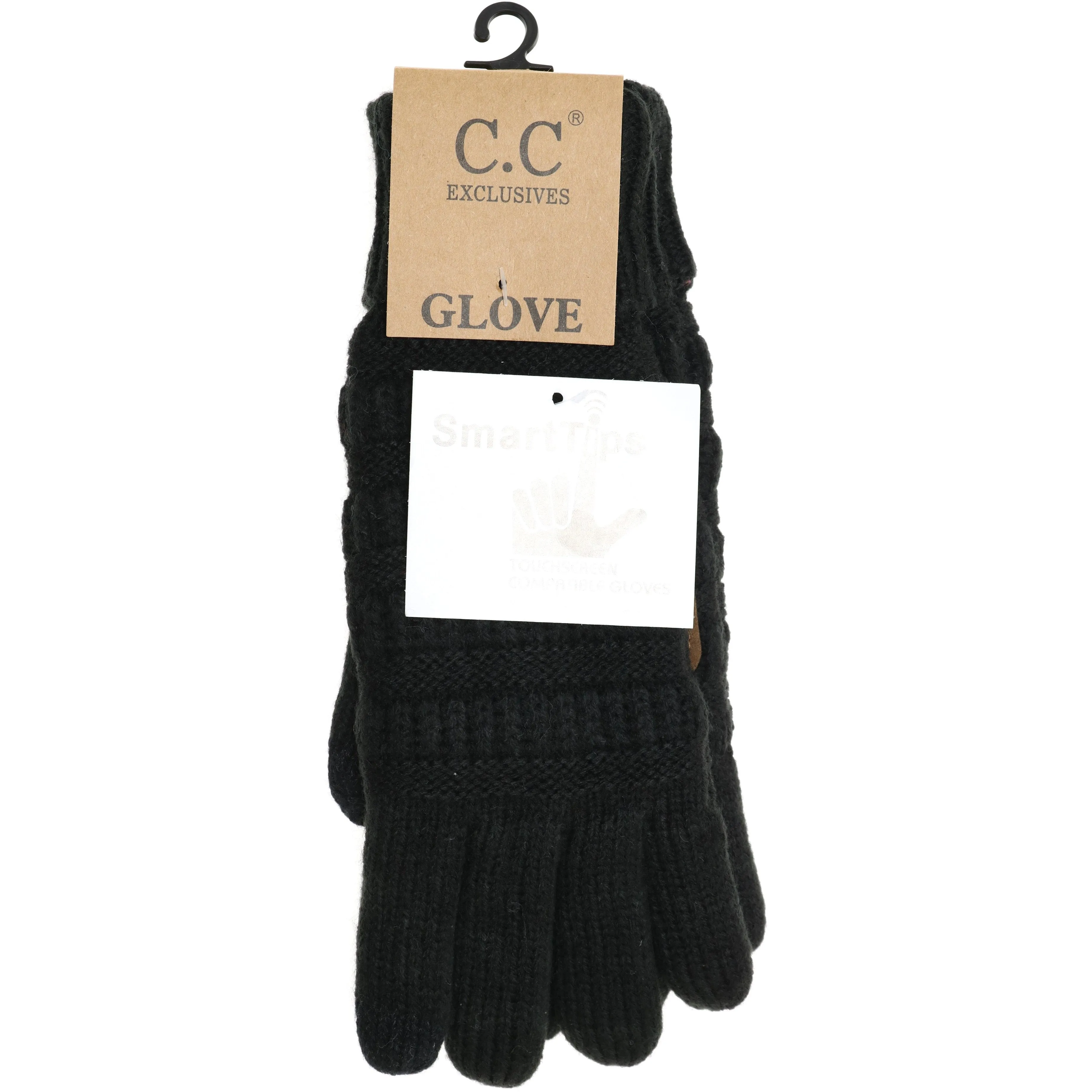 CC Knit Gloves - Solid