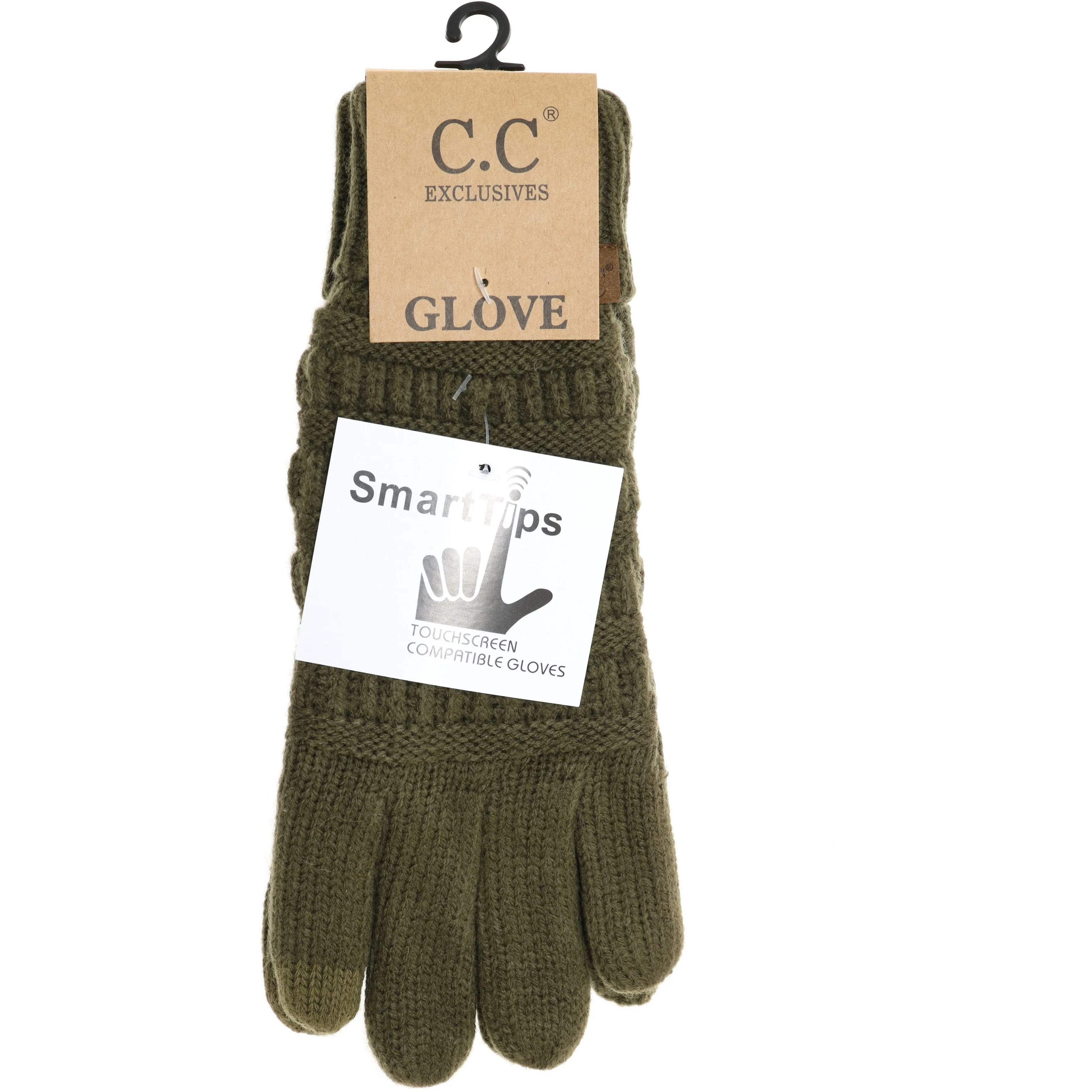 CC Knit Gloves - Solid