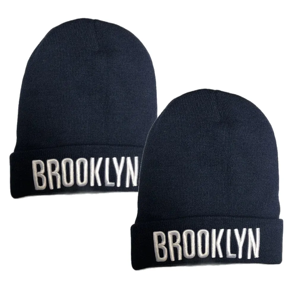 Classic NY Winter Hat Beanies with Thick Fur