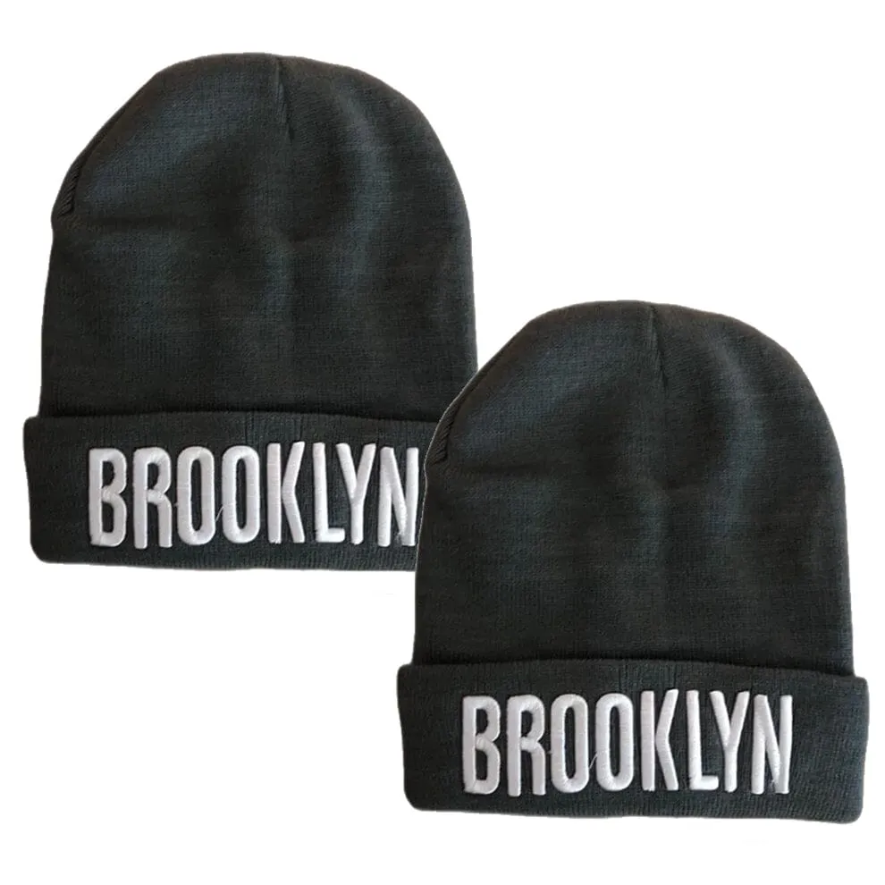 Classic NY Winter Hat Beanies with Thick Fur