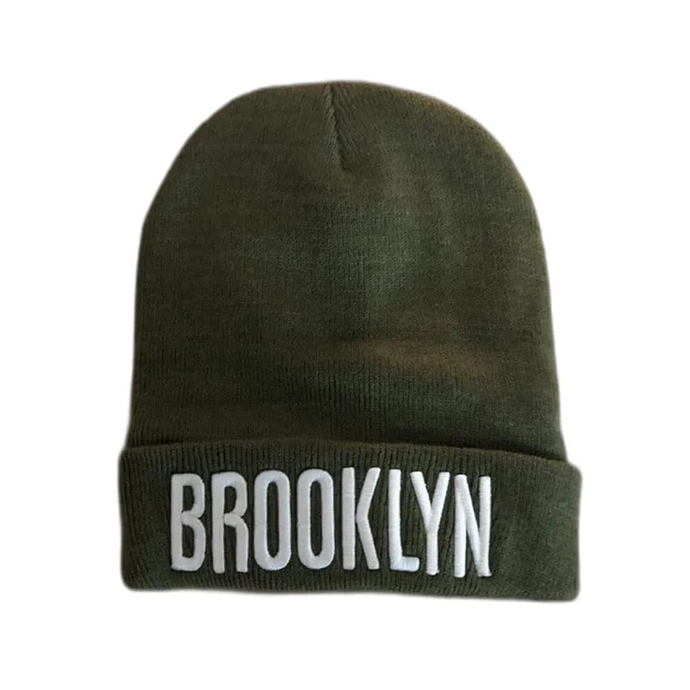 Classic NY Winter Hat Beanies with Thick Fur