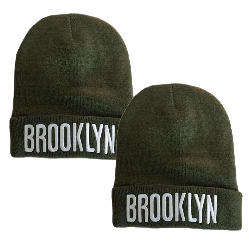 Classic NY Winter Hat Beanies with Thick Fur