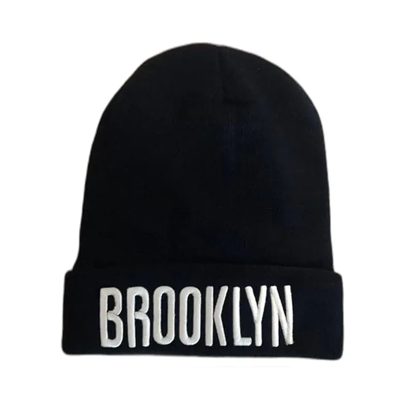 Classic NY Winter Hat Beanies with Thick Fur