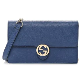 Elegant Calfskin Leather WOC Shoulder Bag