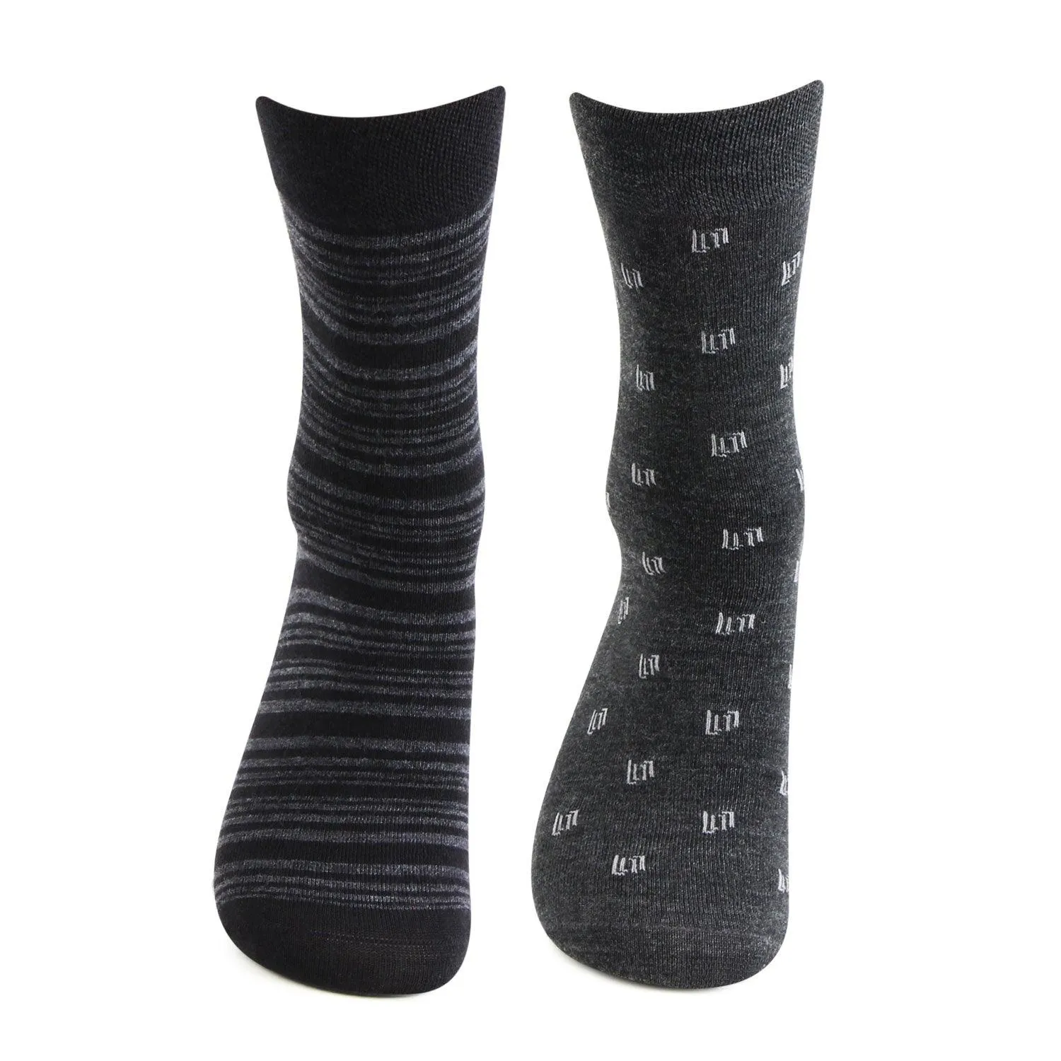 Formal Woolen Crew Socks - Pack Of 2