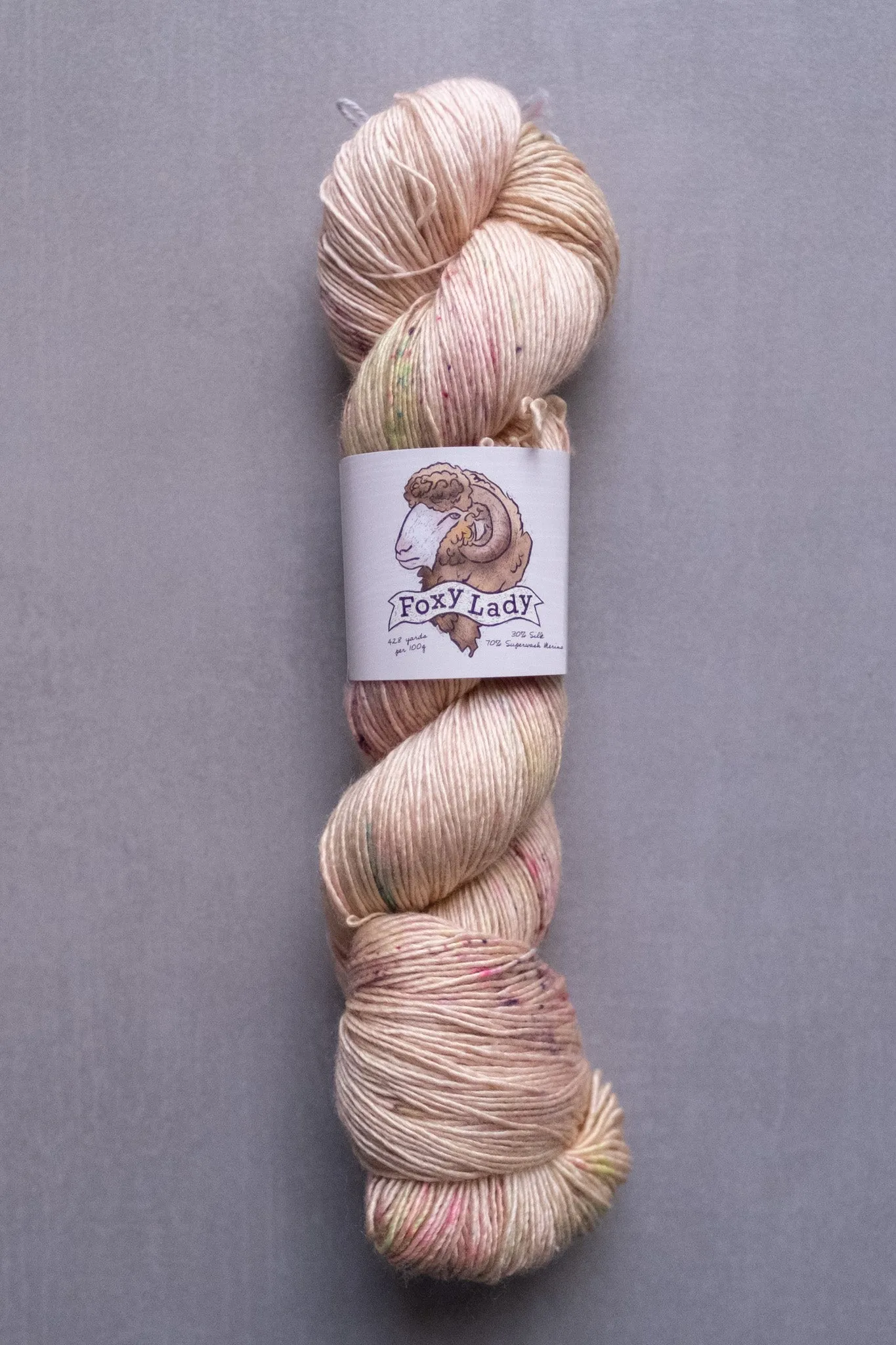 Foxy Lady Speckles - The Farmer's Daughter Fibers