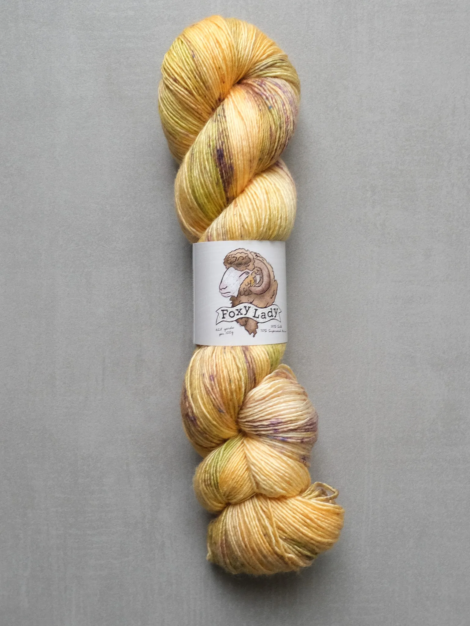 Foxy Lady Speckles - The Farmer's Daughter Fibers