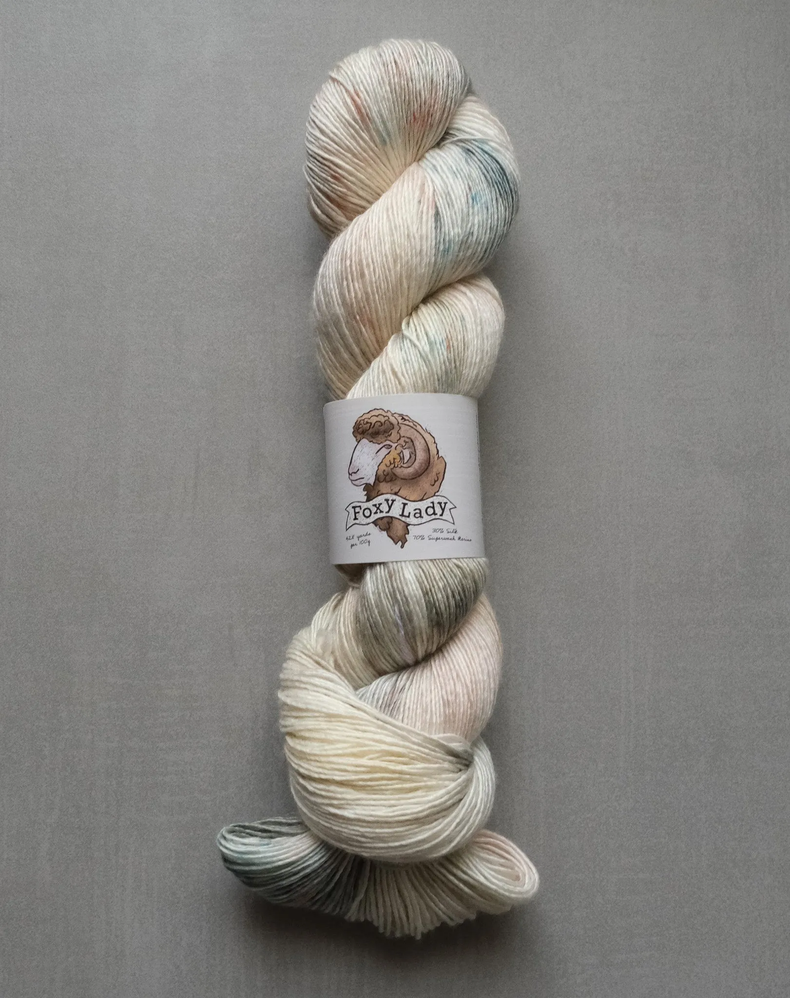 Foxy Lady Speckles - The Farmer's Daughter Fibers