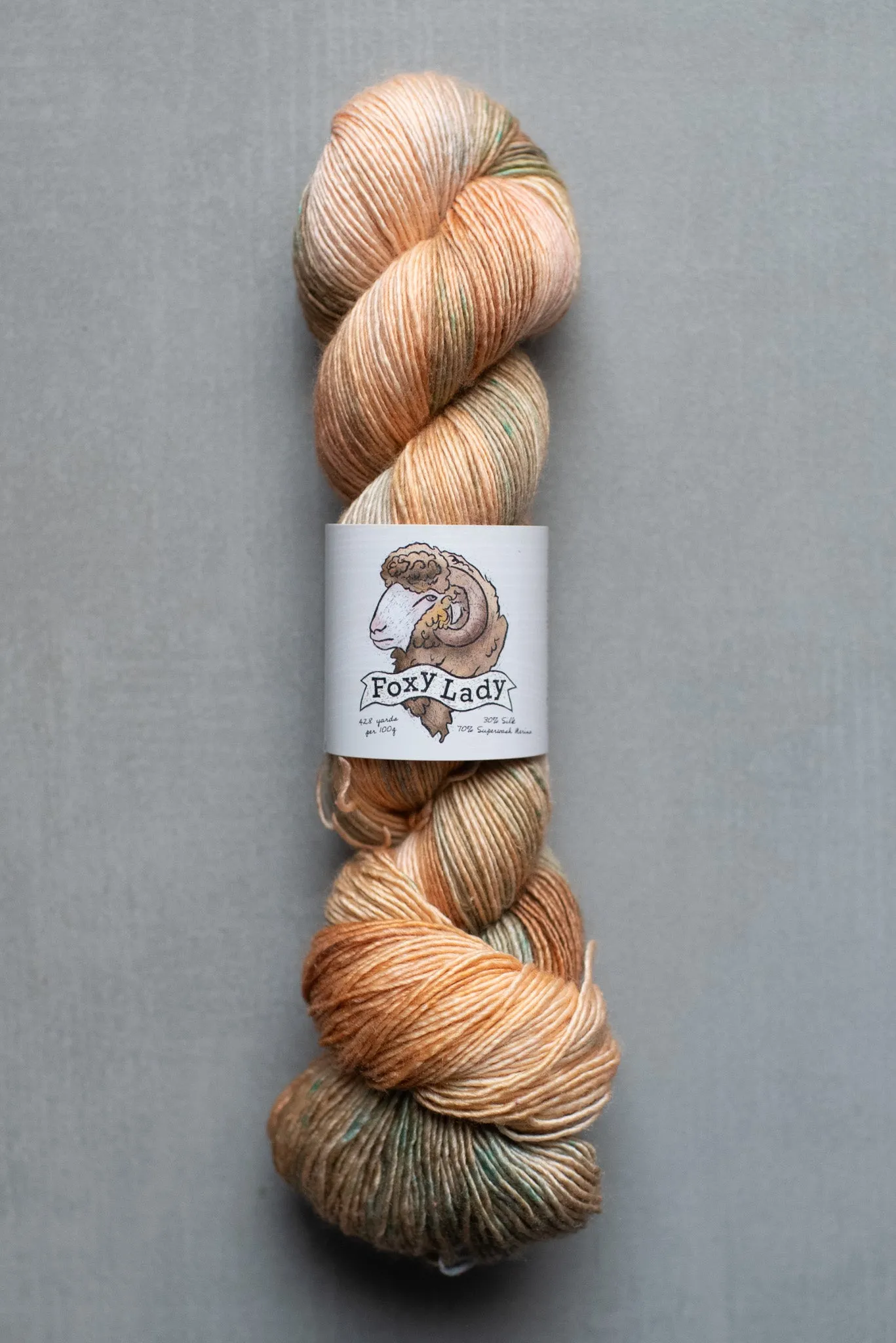 Foxy Lady Speckles - The Farmer's Daughter Fibers