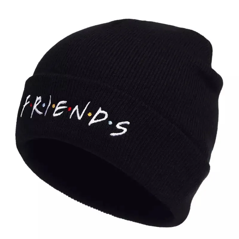 Friends Classic Black Beanie