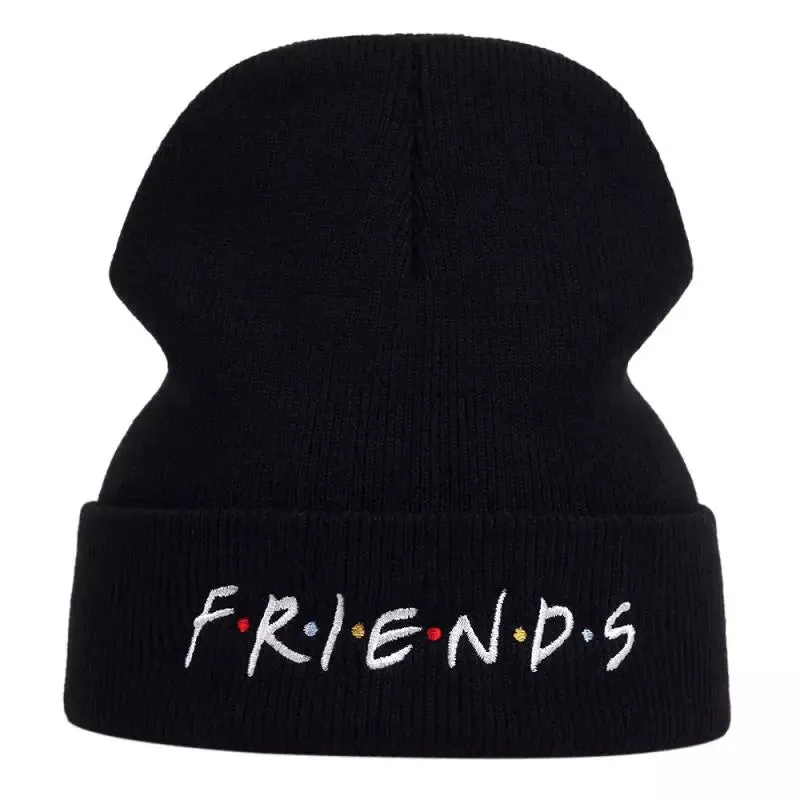 Friends Classic Black Beanie