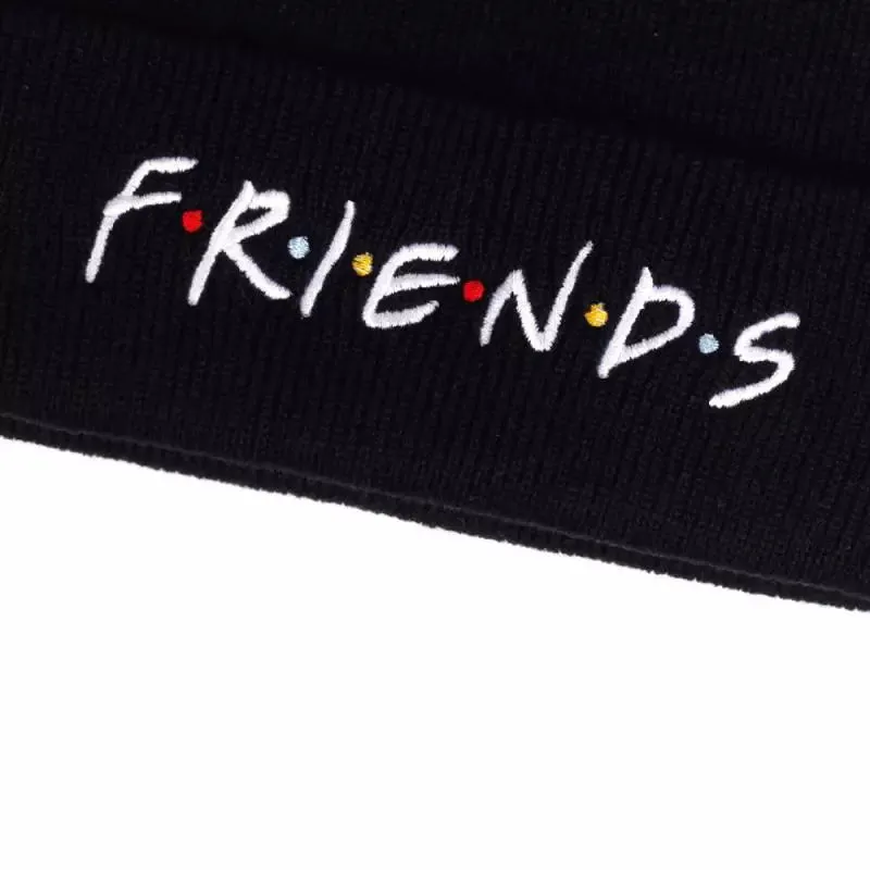 Friends Classic Black Beanie