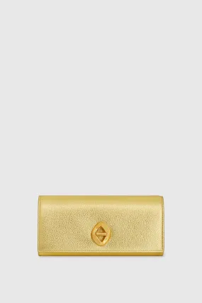 G Wallet Crossbody Bag In Gold