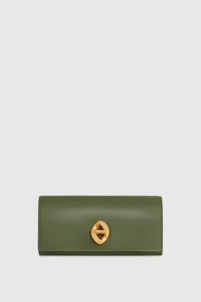 G Wallet Crossbody Bag In Sage