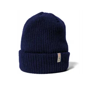 Girl Serif Cable Beanie - Navy