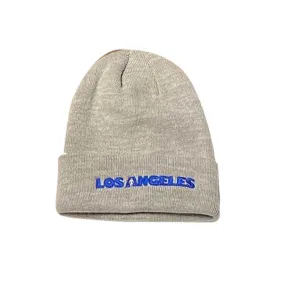 Girl We OG Los Angeles Beanie - Grey Heather