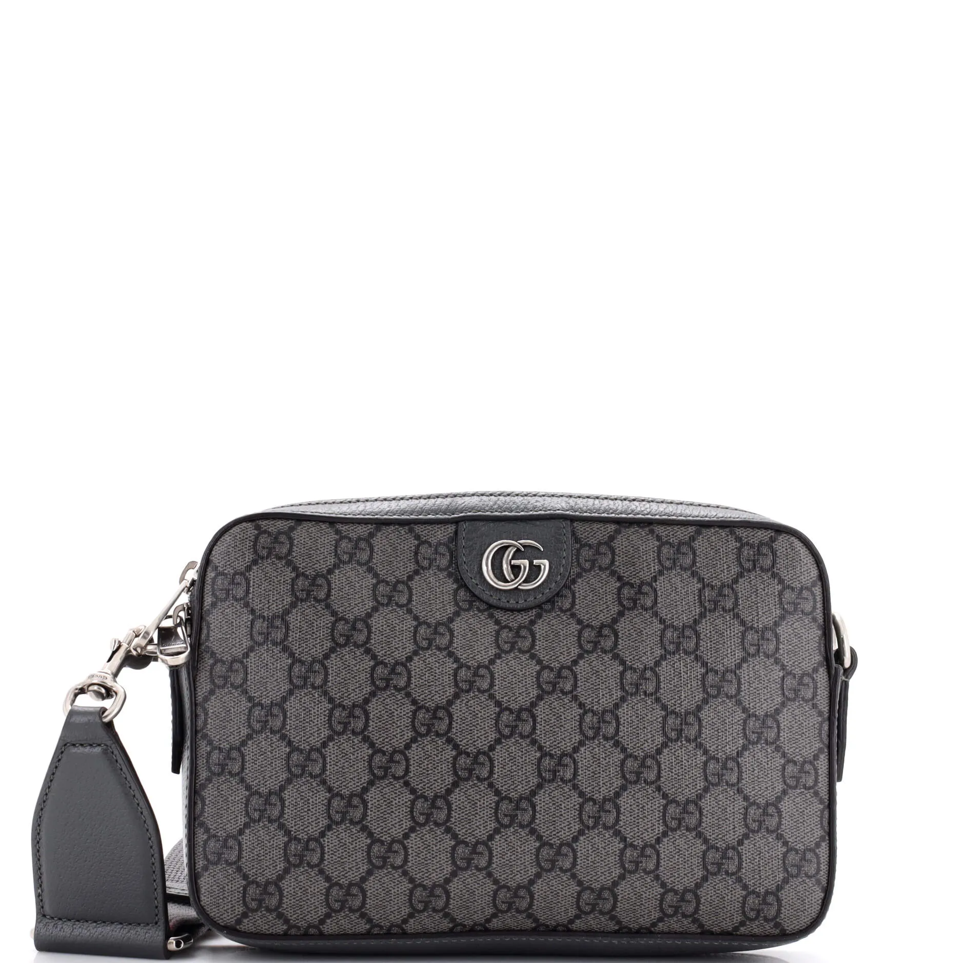 GUCCI Ophidia Zip Wristlet Shoulder Bag GG Coated Canvas Small