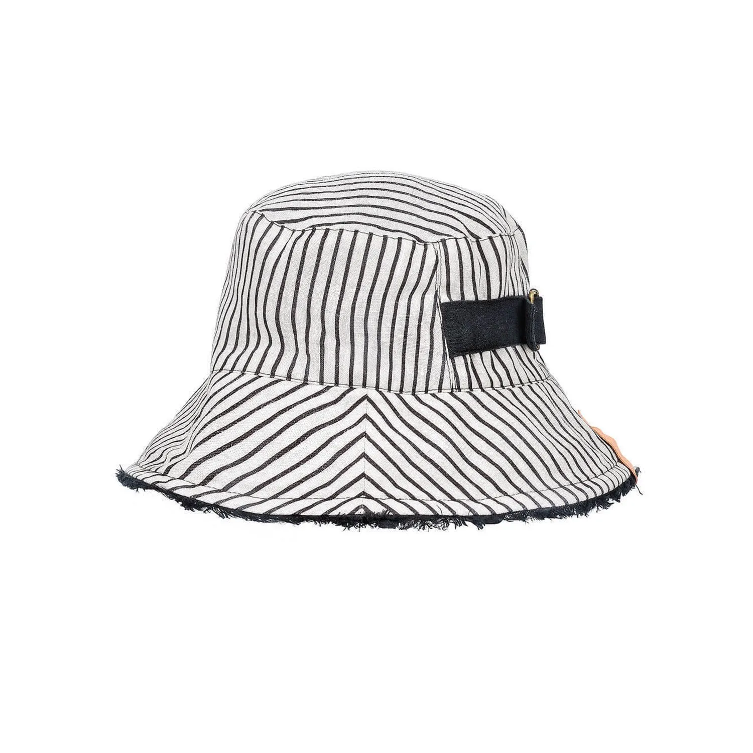 Hat Traveller Frayed Bucket - Bobbie/Ebony