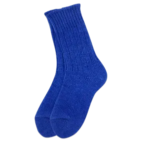 Helsinki Woolen Socks, Blueberry