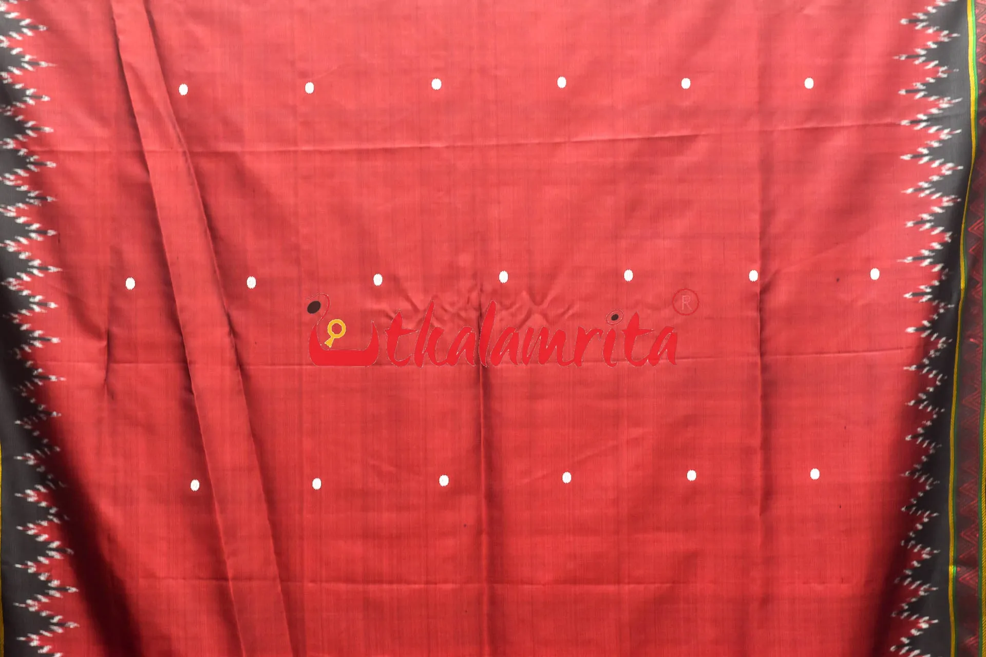 Laal Dongria Silk Saree