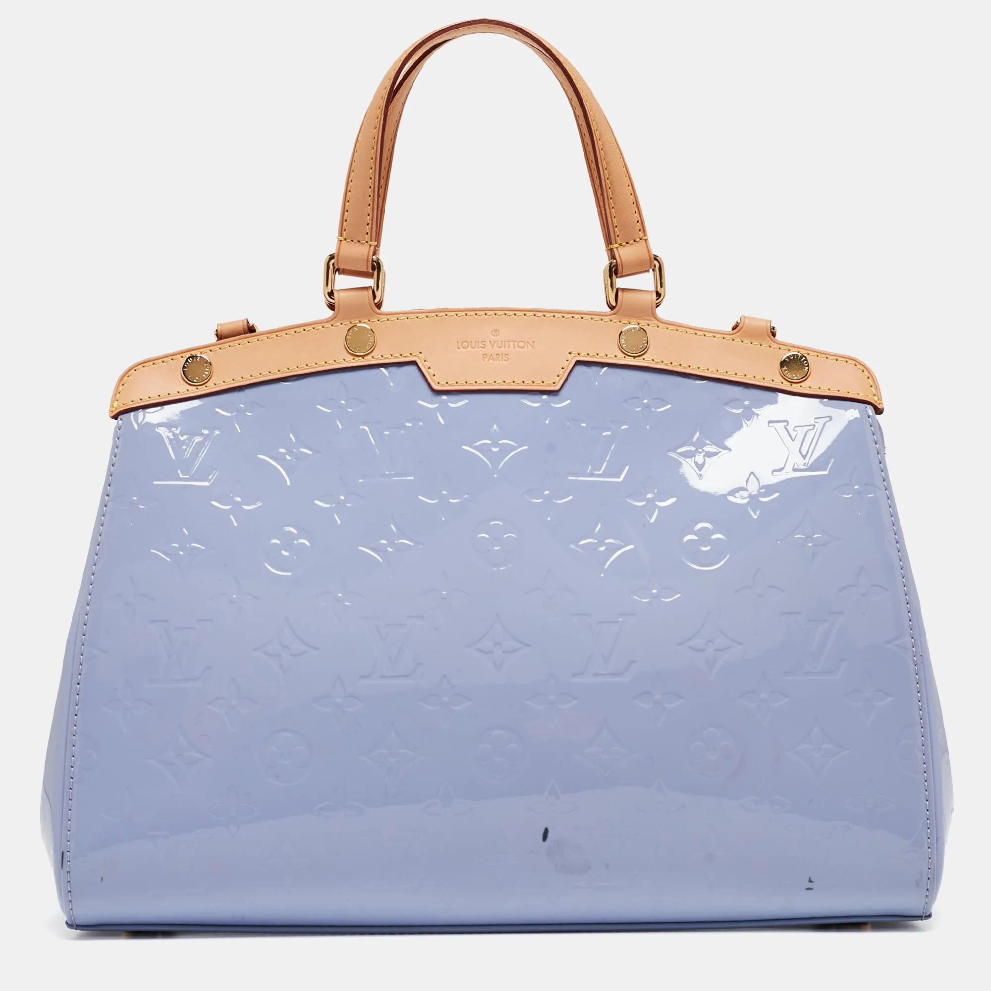 Lilac Monogram Vernis Brea MM Bag