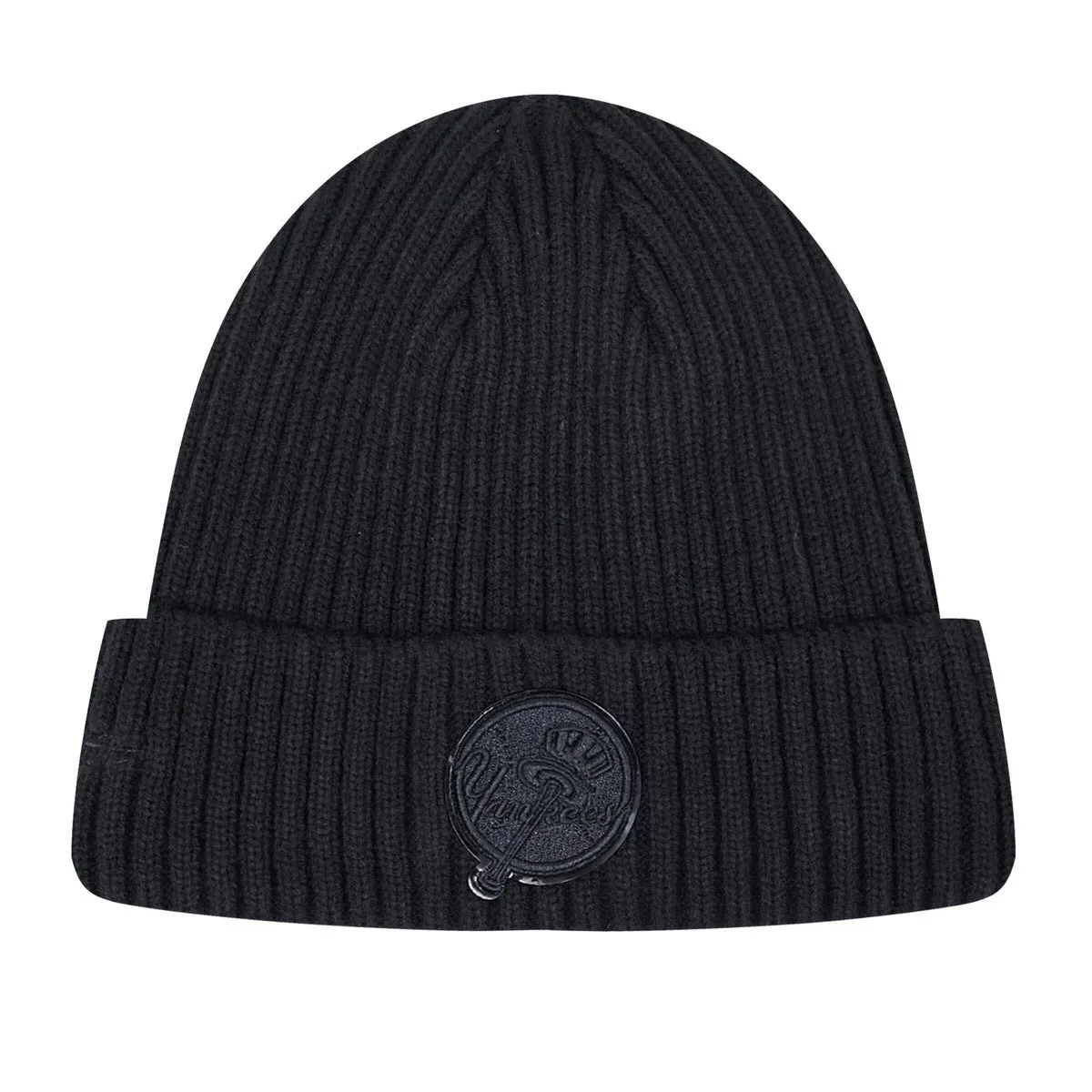 MLB NEW YORK YANKEES CLASSIC 3BK UNISEX BEANIE (TRIPLE BLACK)