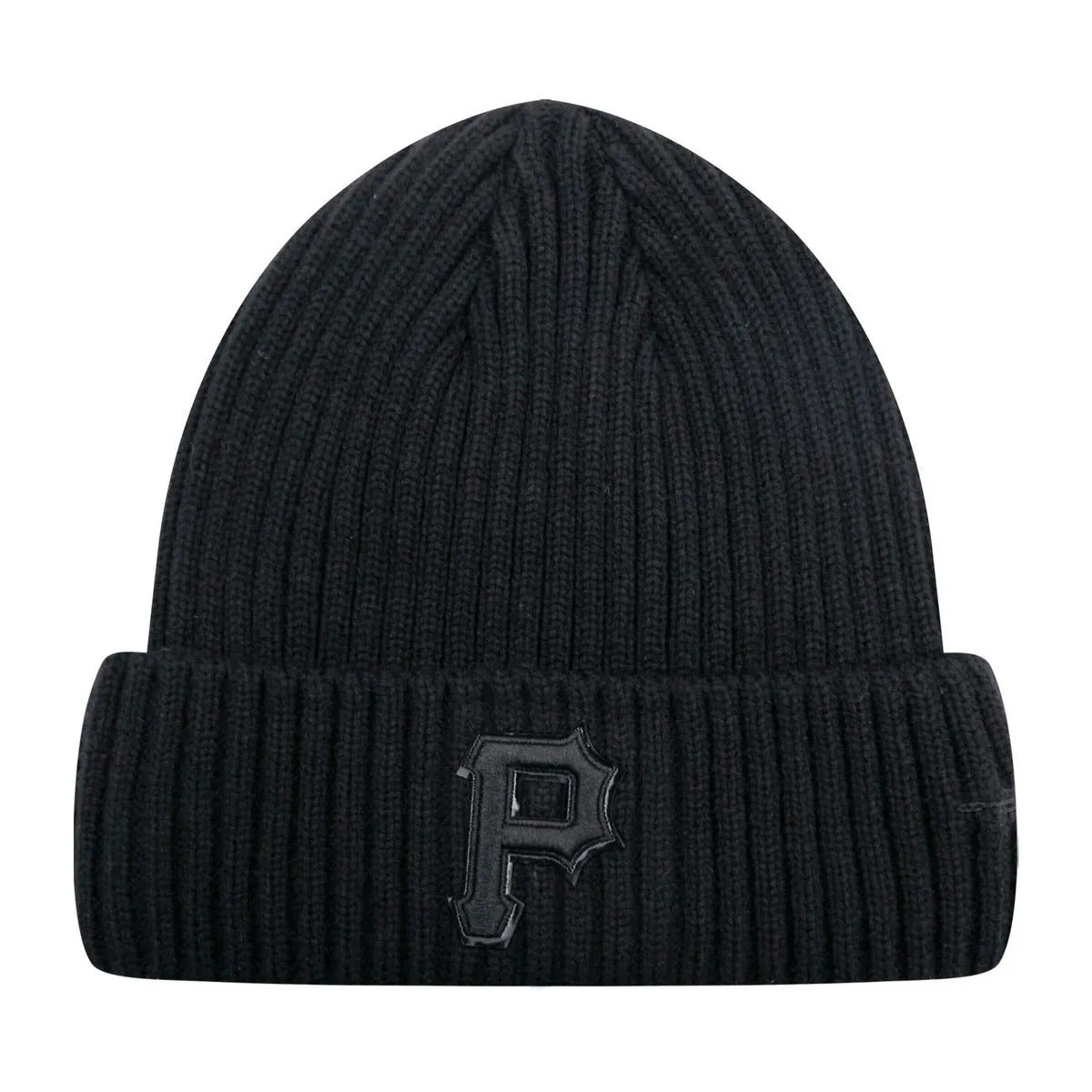 MLB PITTSBURGH PIRATES CLASSIC 3BK UNISEX BEANIE (TRIPLE BLACK)