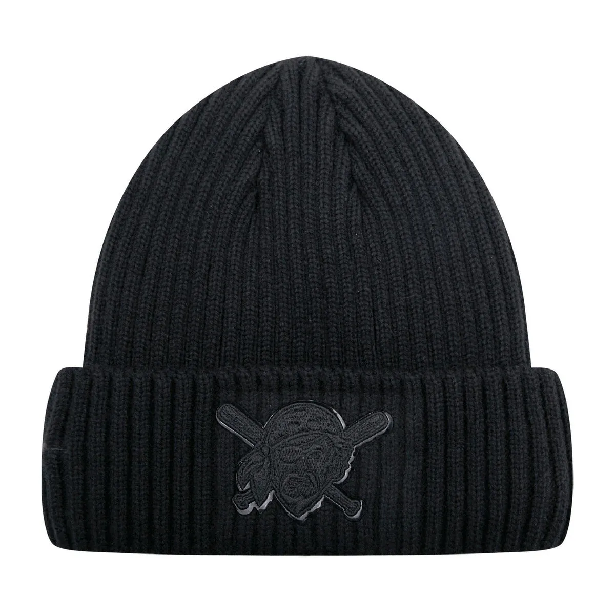 MLB PITTSBURGH PIRATES CLASSIC 3BK UNISEX BEANIE (TRIPLE BLACK)