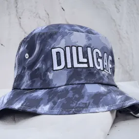 Navy Blue Dilligaf Bucket Hat