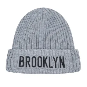 NBA BROOKLYN NETS CLASSIC CORE UNISEX BEANIE (GRAY)