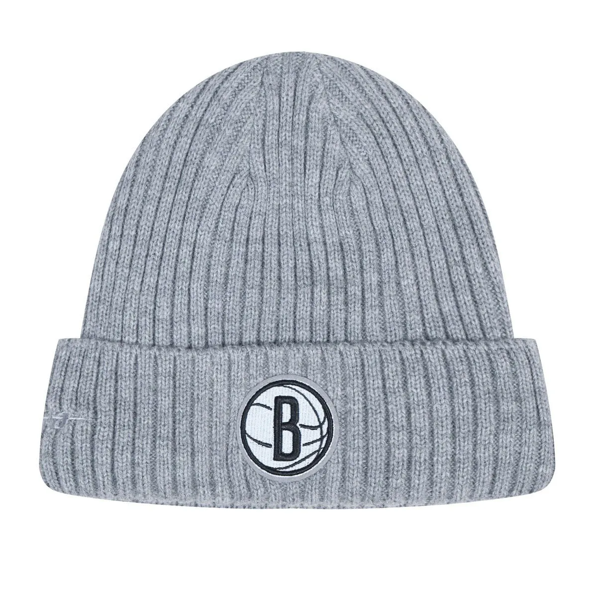 NBA BROOKLYN NETS CLASSIC CORE UNISEX BEANIE (GRAY)