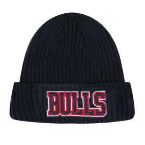 NBA CHICAGO BULLS CLASSIC CORE UNISEX BEANIE (BLACK)