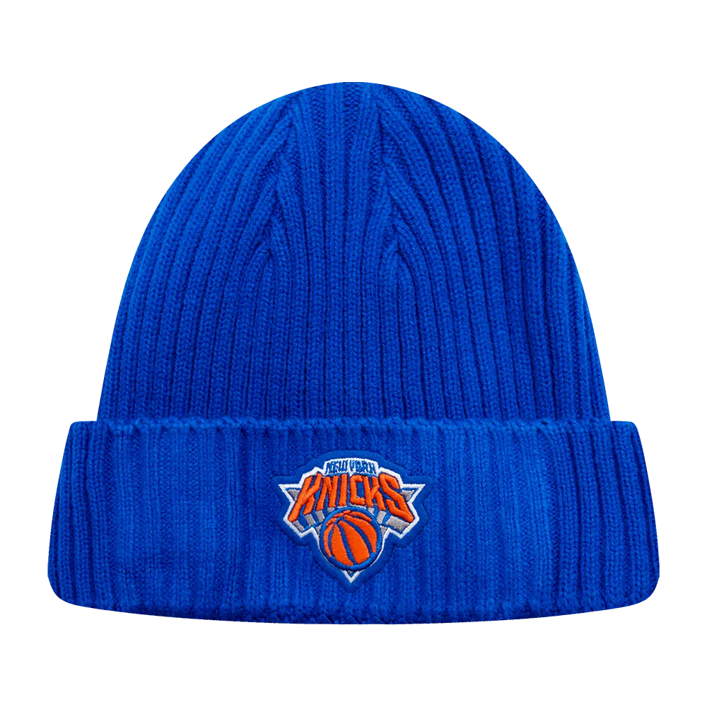 NBA NEW YORK KNICKS CLASSIC CORE UNISEX BEANIE (ROYAL BLUE)