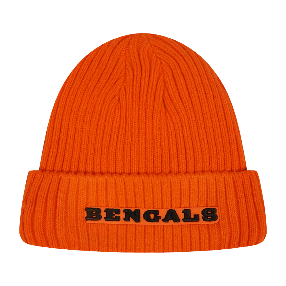 NFL CINCINNATI BENGALS CLASSIC CORE UNISEX BEANIE (ORANGE)