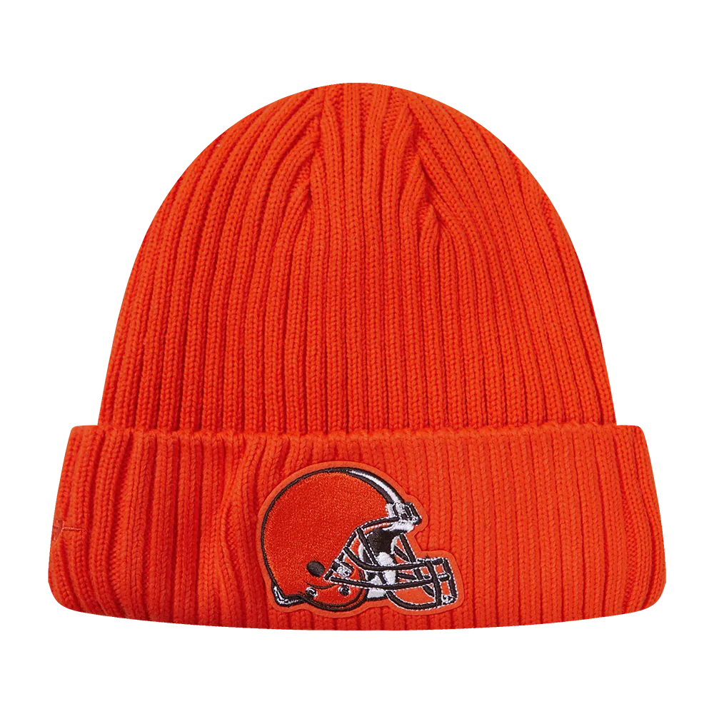 NFL CLEVELAND BROWNS CLASSIC CORE UNISEX BEANIE (ORANGE)