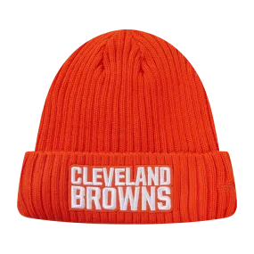 NFL CLEVELAND BROWNS CLASSIC CORE UNISEX BEANIE (ORANGE)