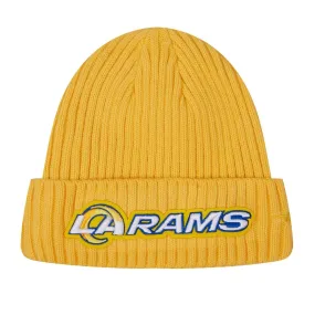 NFL LOS ANGELES RAMS CLASSIC CORE UNISEX BEANIE (YELLOW)