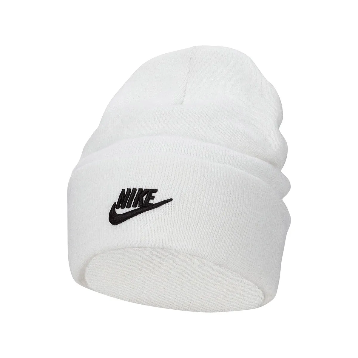 Nike - Peak Tall Cuff Beanie White