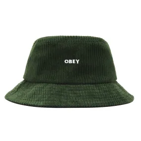 OBEY BOLD CORD BUCKET HAT // EMERALD GREEN