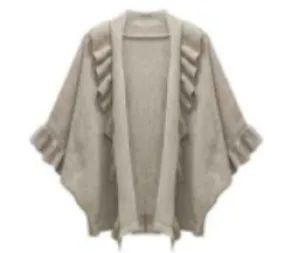 Ruffle Knit Cardigan