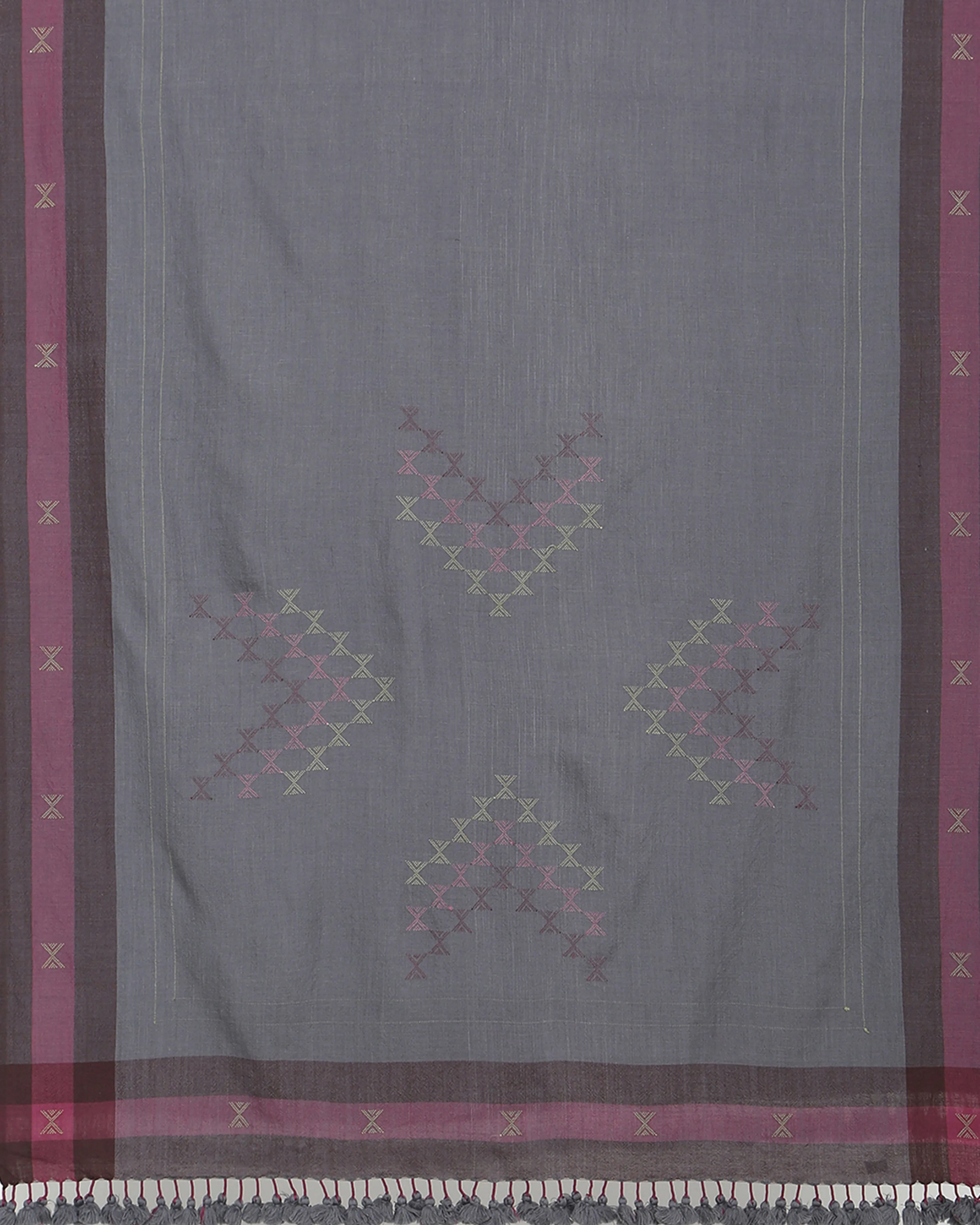 Shahinaz Extra Weft Wool Silk Shawl