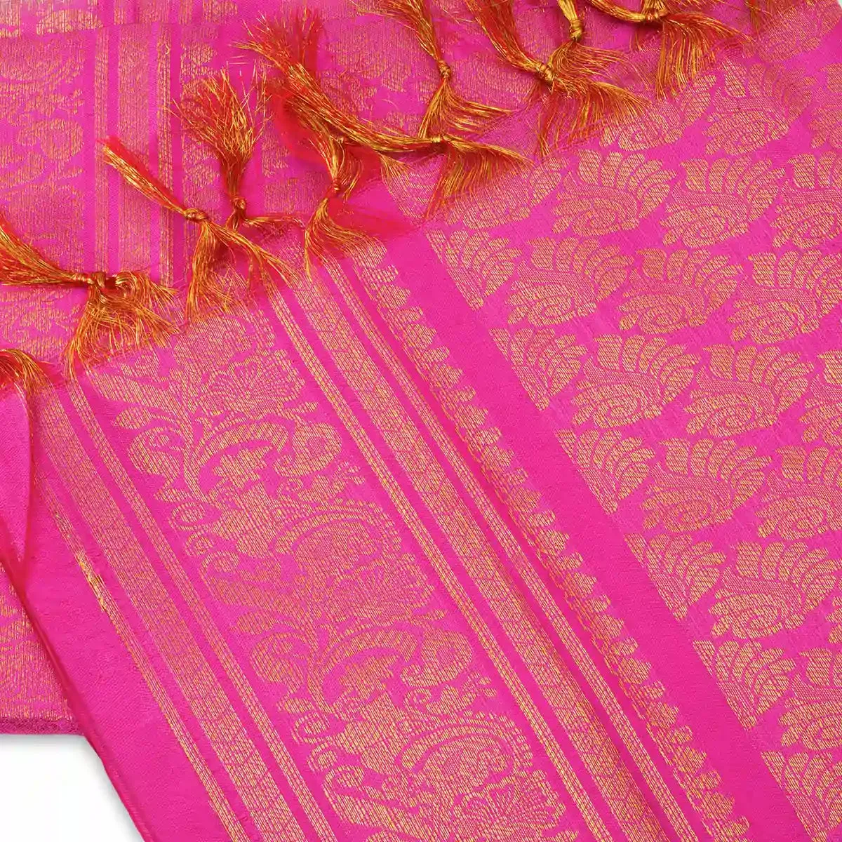 Shawl - 2 Mtr | Jari Towel/ Angavastram/ Jari Ponnadai Shawl for Men & Women