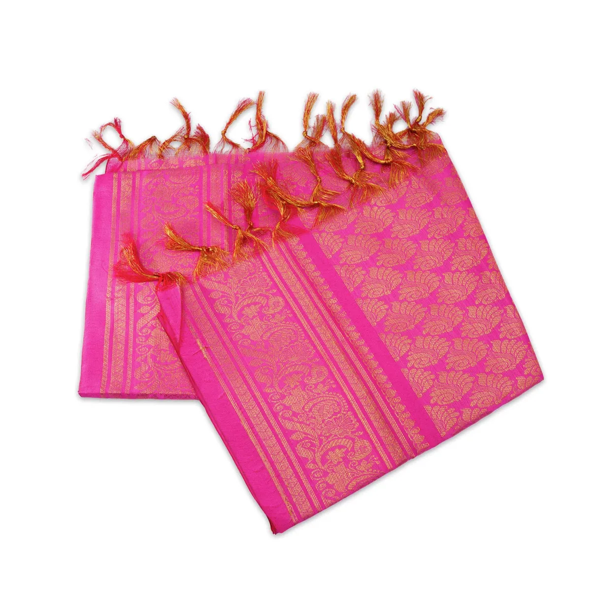 Shawl - 2 Mtr | Jari Towel/ Angavastram/ Jari Ponnadai Shawl for Men & Women