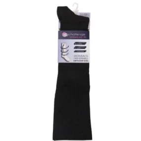 Solid Black Compression Socks